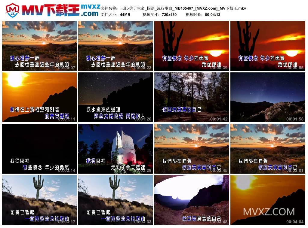 王旭-关于生命_国语_流行歌曲_MB105467